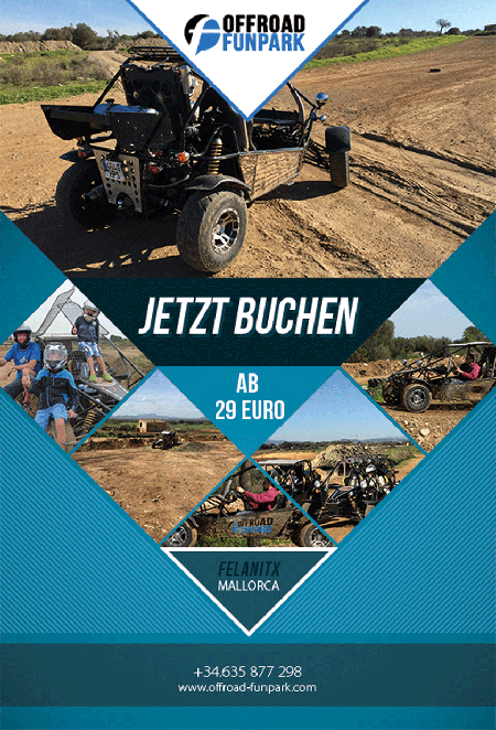 Angebotspreis ab 29 Euro im Offroad Funpark Mallorca - Jetzt buchen